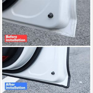 Black Anti-Scratch Anti-Collision Heavy Duty Edge Guard For All Cars